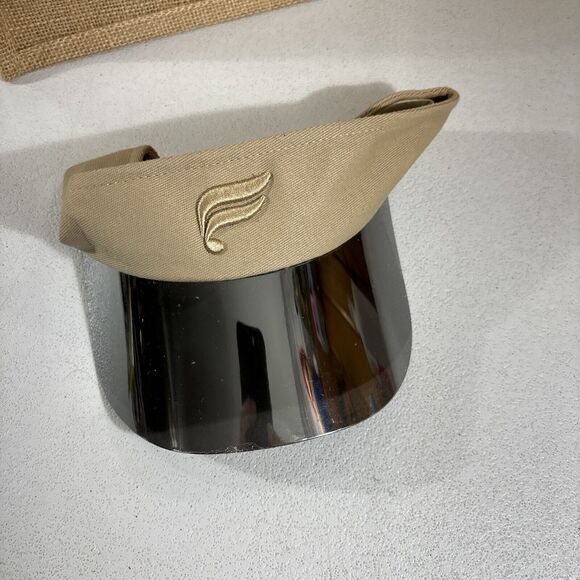 Fabletics X Khloé Promo Burlap Tote Bag & Visor NEW Rare! - Picture 7 of 8